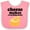 Pink and White, variant on Inktastic Cheese Makes Everything Better Boys or Girls Baby Bib
