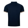 thumbnail image 5 of Fnnxeal Mens Polo Shirts, Collared Lightweight Summer Casual Shirt With Short Sleeves Solid Shirt for Men Navy, 5 of 5