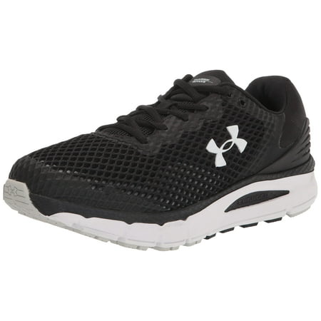 Under Armour Men's Charged Intake 5 Sneaker, Black (001)/White, 12.5 ...