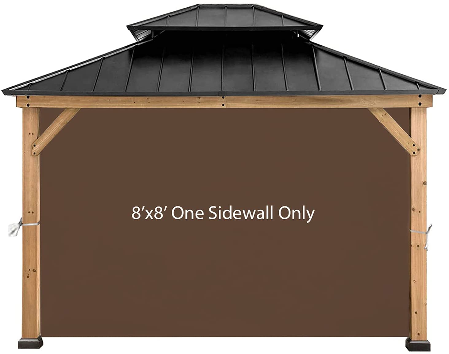 Gazebo Replacement Curtain for 8x8 or 10x10 or 10x12 Outdoor Gazebo,6