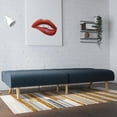 thumbnail image 2 of Novogratz Palm Springs Split Futon, Blue Linen, 2 of 23