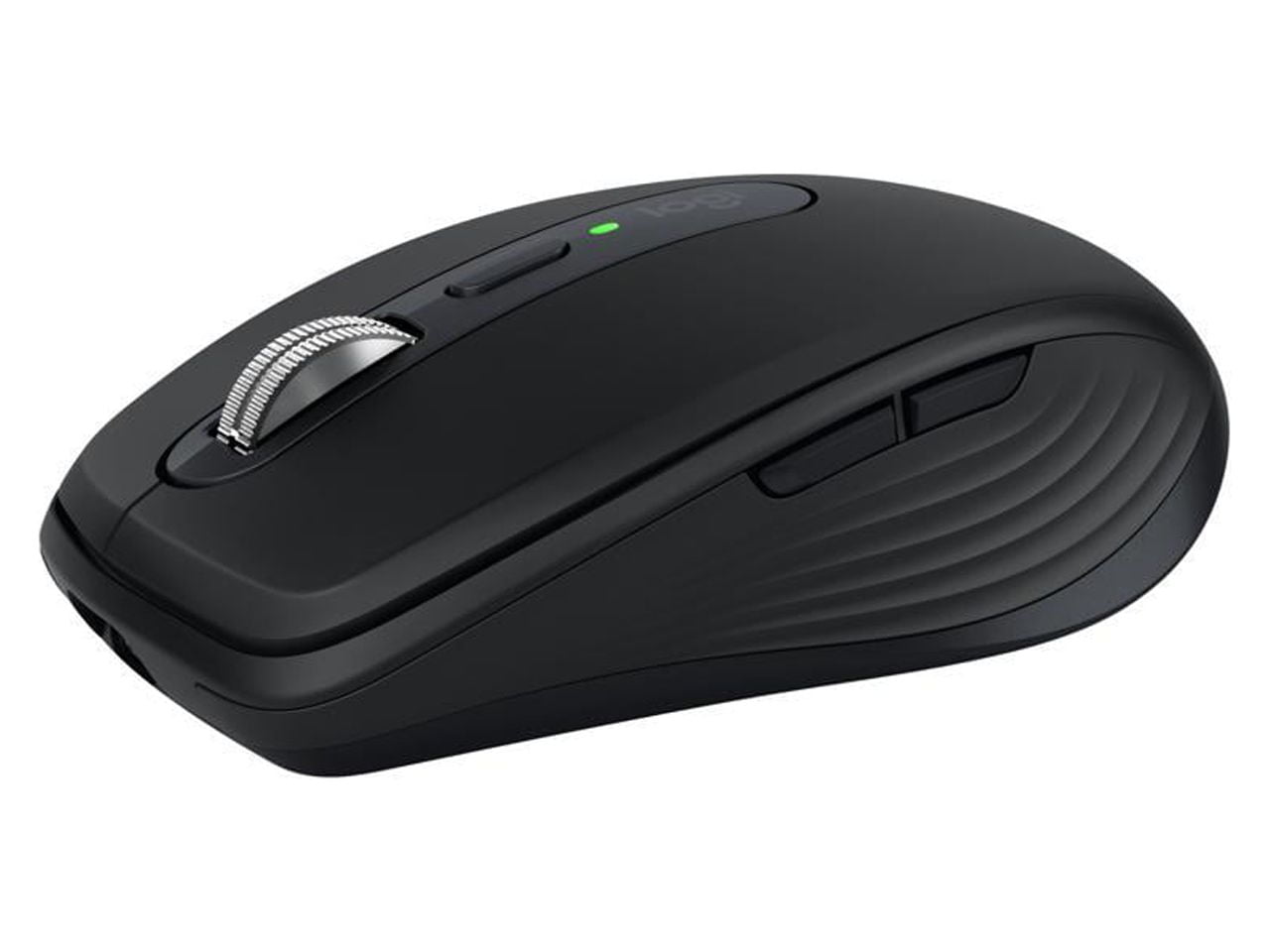 Logitech MX Anywhere 3S Compact Wireless Mouse, Fast Scrolling, 8K DPI Any-Surface Tracking, Quiet Clicks, Programmable Buttons, USB C, Bluetooth, Windows PC, Linux, Chrome, Mac, Black