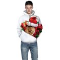thumbnail image 2 of Navidad impresión digital pareja moda manga larga top suéter con capucha Pompotops oipoqjl17123, 2 of 7