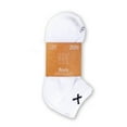 thumbnail image 5 of Odd Sox Basix Ankle Socks – Medium Unisex – White | 3 Pack Value Bundle, Lightweight Cotton-Poly, 5 of 5