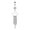 Clear, variant on Princess Crown Jeweled 14G Surgical Steel Belly Button Ring, Light Pink