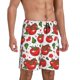 thumbnail image 2 of Fotbe Hand Drawn Tomatoes Pantalones Cortos de Pijama para Hombre, Ropa de Dormir, Pantalones de Pijama Cortos para Hombre-Small, 2 of 6