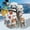 White 1, variant on Kids Boys Girls Winter Gloves Cold Weather Waterproof Ski Snow Gloves Outdoor Windproof Warm Thickening Snowboard Gloves