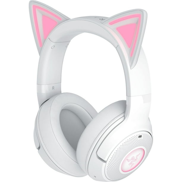 Auriculares Razer Kraken Kitty V2 BT inalámbricos RGB blancos