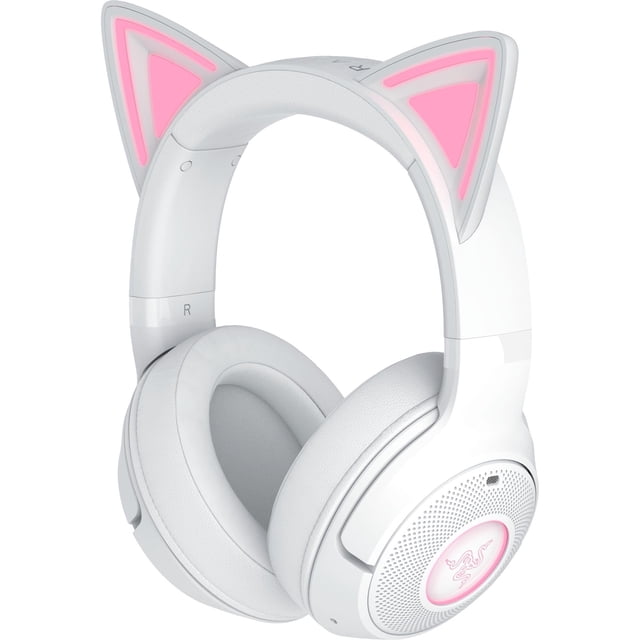 Auriculares Razer Kraken Kitty V2 BT inalámbricos RGB blancos