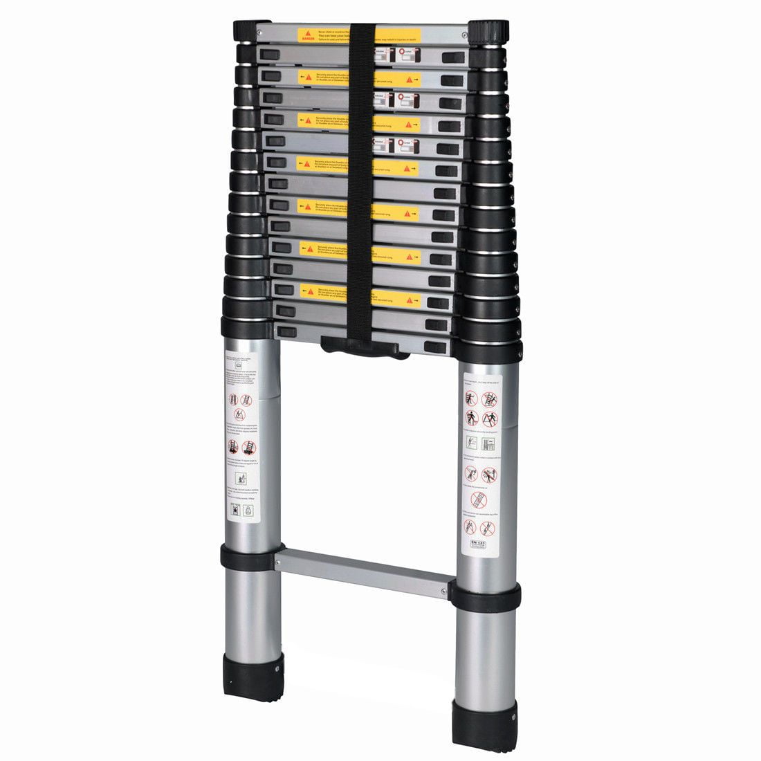 telescoping extendable ladder