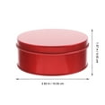 thumbnail image 2 of 4 latas de galletas con tapa, redondas, para dulces, fiestas y regalos., 2 of 7