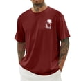 thumbnail image 1 of T-shirt à Manches Courtes Imprimé Graphique Décontracté pour Loisirs Quotidiens - T-Shirts Confortables pour Hommes avec Col Rond et Œuvre d'Art Moderne, 1 of 4