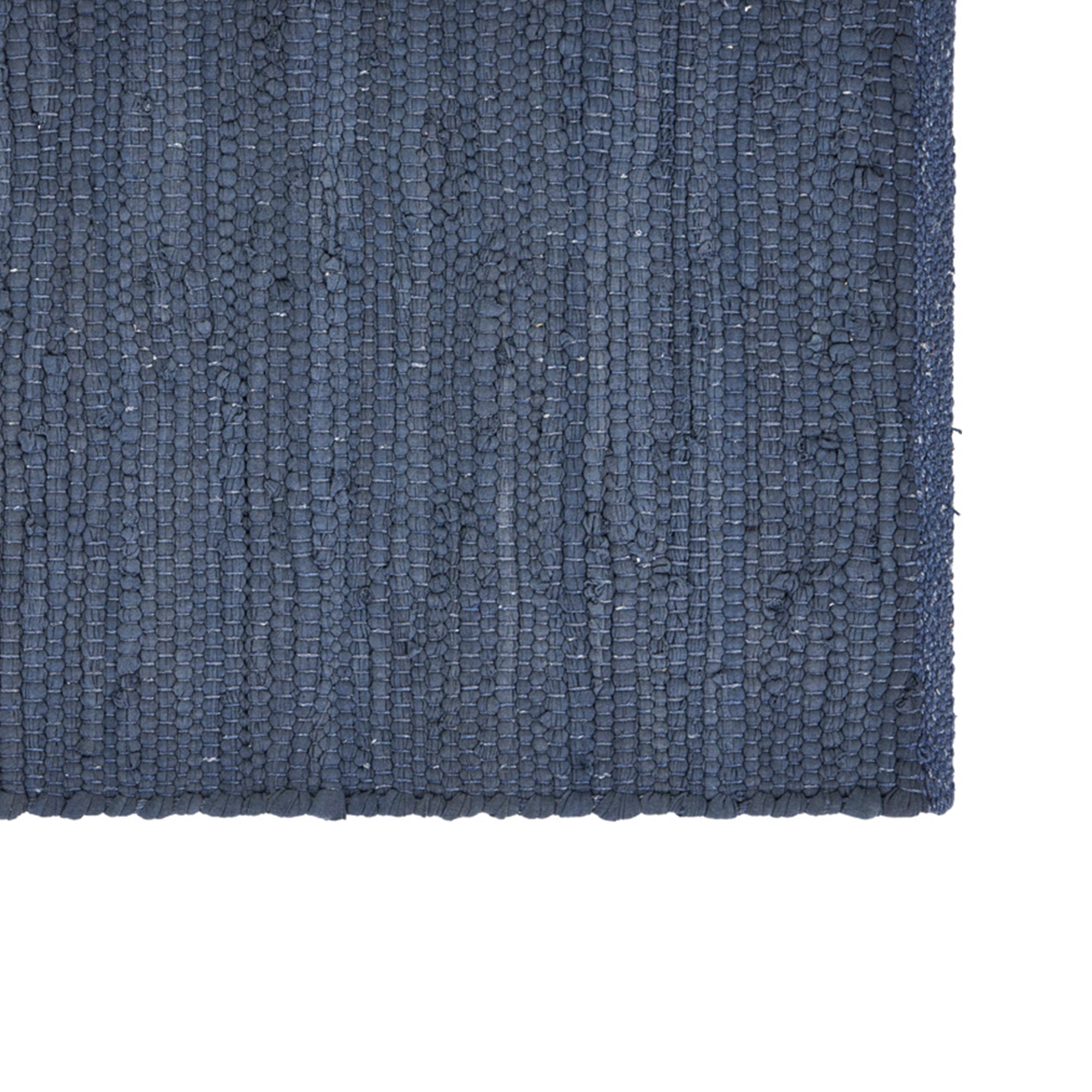 Ox Bay Zest Set of 4 Cotton Placemats, Indigo Solid