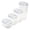 White, variant on 4 Pcs Airtight Food Storage Containers with Lids,Transparent Plastic Kitchen and Pantry Organization Canisters,Kitchen Storage Canisters Set,Plastic Cereal Containers for Snack,Pasta,Black