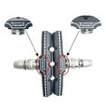 Gonyden Hybrid V Bike Brake Pads with Spacer and Hex Nut Bulk Complete