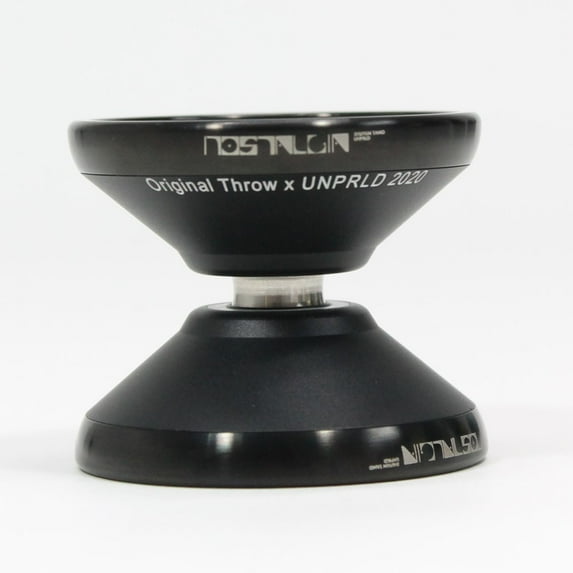 Unparalleled Nostalgia Yo-Yo - BiMetal - Shuyun Tang Signature YoYo (Black with Black Rim - Original Throw Edition)