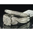 thumbnail image 2 of Diamond Bridal Set 14K White Gold Ladies Round Engagement Wedding Ring 0.67 Tcw., 2 of 9