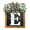 E E, variant on Xecvkr Letter Wreath Hanger Letter Wooden Front Door Wall Decor Seasonal Welcome Sign Family Blessing Holiday Gift Initial Plaque 1 pcs S