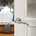 thumbnail image 5 of EcoNesxp Bed & Bath Nickel Keyless Privacy Wave Door Handle Universal Pull Down Handle 1 Nickel, 5 of 5