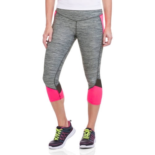 Women's Performance Capris with Mesh Detail