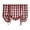 Red, variant on Ongmies Curtains Clearance Check Lace Up Curtains for Windows 32 X 55 Inch Rod Pocket Translucent Filter Curtains for Kitchen Bedroom Living Room Doors and Windows Farmhouse 1 Panel Room Decor Blue
