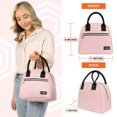 thumbnail image 5 of OPUX Insulated Lunch Box Women Girls Kids, 12-Can Lunch Bag Tote, Pink, 5 of 8