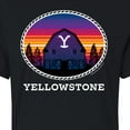 thumbnail image 3 of Yellowstone  - Y Brand Sunset  - Juniors Cropped Cotton Blend T-Shirt, 3 of 6