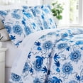 thumbnail image 6 of Bright Florals Oversized Premium Collection Duvet Cover Set, 6 of 9