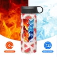 thumbnail image 6 of Sikiie Watermelon Print 18OZ Insulated Straw Cup, Portable Leak-proof Sports Water Bottle, Stainless Steel Water Cup Suitable for Home and Outdoor, 6 of 8