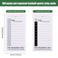 thumbnail image 2 of Cartas deportivas ABURRORI de fútbol de 10 líneas, paquetes de 100 unidades, 2 of 7