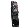 thumbnail image 2 of Soidarity Correa de guitarra acústica, accesorios universales, cinturón de hombro, bolsillo de selección, repuestos de bajos cómodos, niños, Accesorios para instrumentos musicales Flor negra, 2 of 6