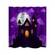 thumbnail image 1 of Cortina de ducha con estampado digital de Halloween, cortina de baño, 1 of 1