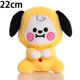 thumbnail image 3 of BT21 Mini BTS figura colgante de muñeca de juguete de peluche, accesorios de dibujos animados de Anime Kawaii, regalos de cumpleaños para niños, 12cm, 22cm, nuevo, 3 of 5