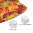 thumbnail image 5 of Kll Autumn Leaves Pillow Covers Envelope Closure,Super Soft And Cozy Fuzzy Fleece Pillow Case Cover 16"X24", 5 of 9