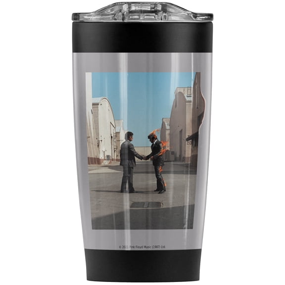 Pink Floyd/Wish You Were Here Stainless Steel Tumbler 20 oz Coffee Travel Mug/Cup, Vacuum Insulated & Double Wall with Leakproof Sliding Lid | Great for Hot Drinks and Cold Beverages