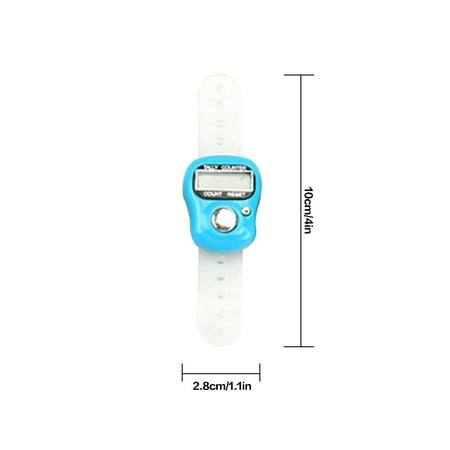 

Color Random Digital Counter LCD Display Wrist Wearing Watch Design Plastic Electric Counters