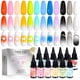 thumbnail image 1 of Set de esmaltes de uñas en gel SAVILAND Airbrush, 12 colores, 30 ml, a base de agua, 1 of 8