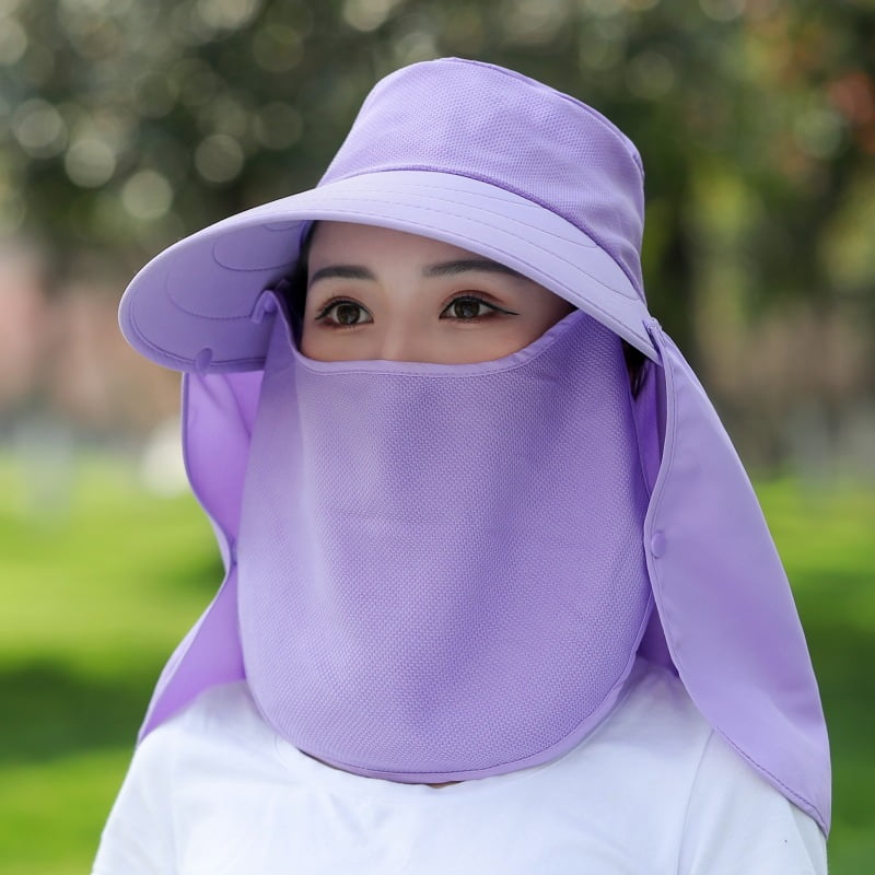 LinYooLi Sunscreen Hat Woman Full Face Full Face, Summer