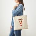 thumbnail image 3 of CafePress - I Pinch Tails Tote Bag - Unisex Canvas Tote Bag, Beige, 1-Piece, 3 of 6