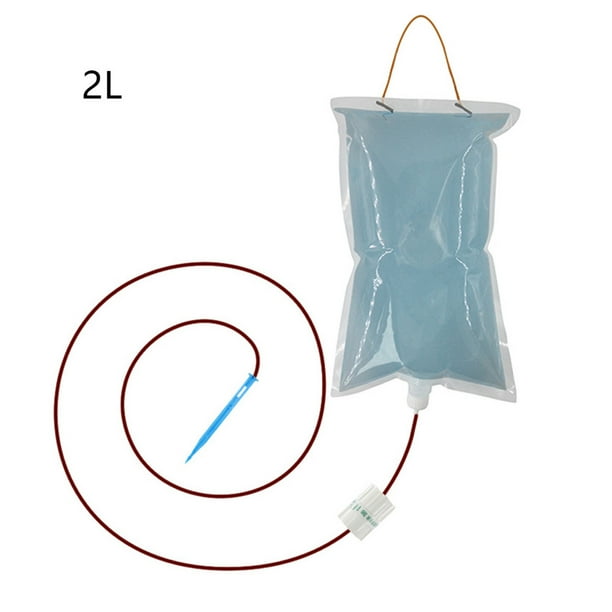 Bolsa de agua Riego automático por goteo para jardín Bebedero Planta de maceta Dispositivo de riego ajustable para exteriores, 2L Scienceny HA005984-01