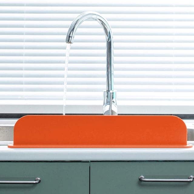 Practical Set Cyenie 1 Waterproof Board, Silicone Guard Water Splashes Prevention Backsplash Dish Washing Baffle Board for Kitchen