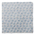 thumbnail image 4 of Bimba White Line & Circle Geometric Printed Pure Silk Scarf For Hair Neck Head Bandanas For Women 40 x 80 Inches, 4 of 6
