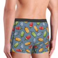 thumbnail image 4 of Kdxio Men's Boxer Briefs with Fruit Ice Cream Print - Comfortable and Breathable Underwear for Everyday Wear, 4 of 7