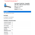 thumbnail image 2 of Front Outer Tie Rod End - Compatible with 1992 - 2002 Ford Crown Victoria 1993 1994 1995 1996 1997 1998 1999 2000 2001, 2 of 2