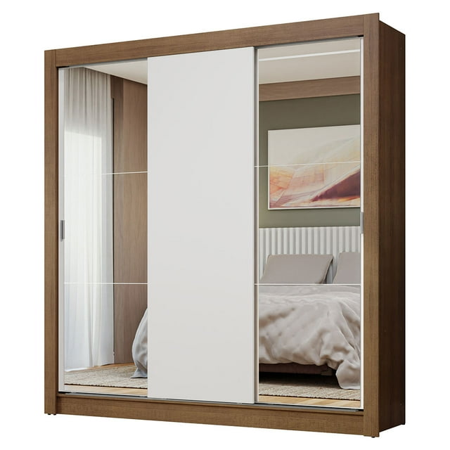 Ropero Clóset Madesa 3 Puertas 2 Espejos MB