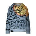 thumbnail image 3 of Waffle Hoodie Women Thanksgiving,Halloween Hoodies for Women Sweatshirts Workout Hooded Pullover Tops Sweaters Casual Comfy Fall Fashion Outfits, 3 of 6