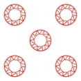 thumbnail image 3 of xinxixnxx Improved Performance And Wide Compatibility - Durable Bike Crank set Bicycles Crank Chain Ring 52T red 5Set, 3 of 6