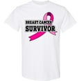 thumbnail image 3 of Inktastic Breast Cancer Survivor with Pink Ribbon T-Shirt, 3 of 5