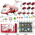 thumbnail image 5 of KukuFun Airplane Toys for Toddlers Ages 1 2 3 4 5 Years Old Boys Girls, Large Transport Spray Aeroplane Toys with 10 Fire Truck Vehicles, 3-6 Years Old Boys Toys, 5 of 8