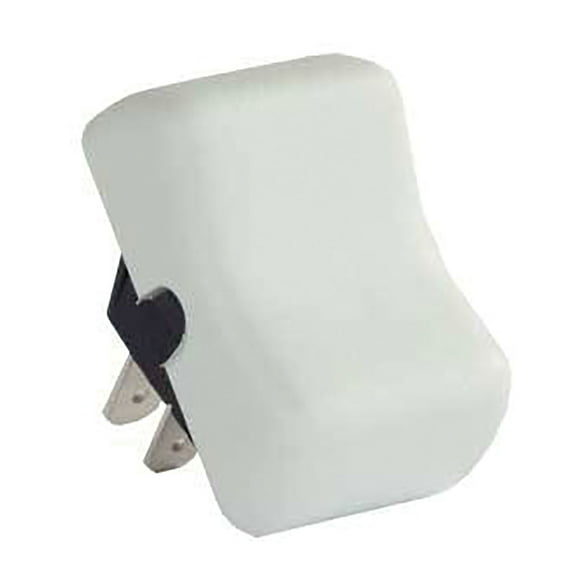 JR Products 14065 Momentary On / Off Switch - White